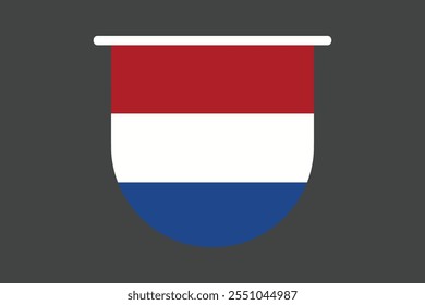 Bandera de los Países Bajos, La bandera de los Países Bajos, Bandera de los Países Bajos Vector de ilustración de país, Rectángulo Netherlands bandera ilustración, Ilustración vectorial plana
