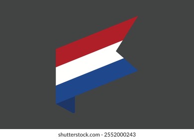 Bandera de los Países Bajos, La bandera de los Países Bajos, Bandera de los Países Bajos Vector de ilustración de país, Rectángulo Netherlands bandera ilustración, Ilustración vectorial plana
