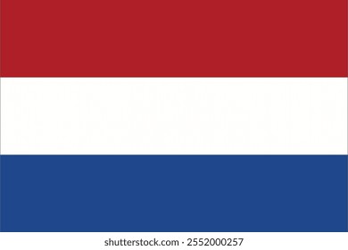 Bandera de los Países Bajos, La bandera de los Países Bajos, Bandera de los Países Bajos Vector de ilustración de país, Rectángulo Netherlands bandera ilustración, Ilustración vectorial plana
