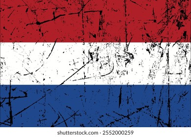 Bandera de los Países Bajos, La bandera de los Países Bajos, Bandera de los Países Bajos Vector de ilustración de país, Rectángulo Netherlands bandera ilustración, Ilustración vectorial plana
