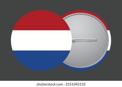 Bandera de los Países Bajos, Vector de la bandera de los Países Bajos, Bandera de los Países Bajos es un símbolo de libertad, Bandera nacional de los Países Bajos, Ilustración vectorial
