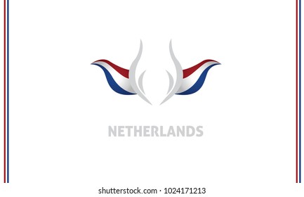 netherlands flag and tulip