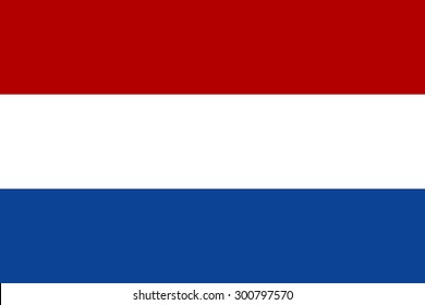 Netherlands flag vector