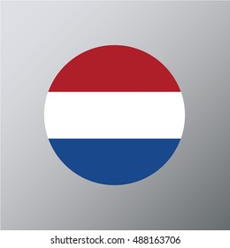 Netherlands Flag, Vector