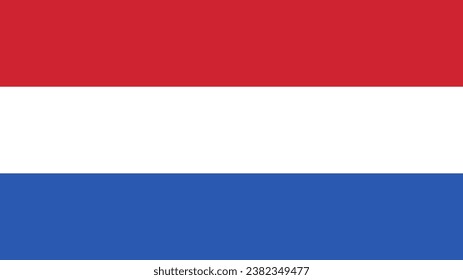 Netherlands Flag. Flag of Netherlands Vector graphics