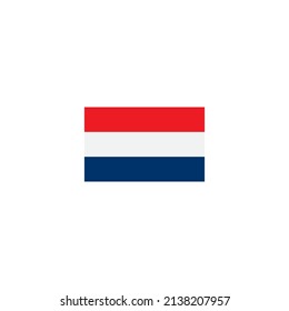 Netherlands flag vector icon illustration symbol design