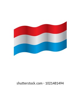 Netherlands flag, vector illustration