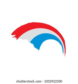 Netherlands flag, vector illustration