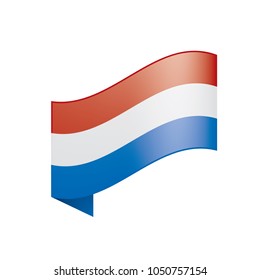 Netherlands flag, vector illustration