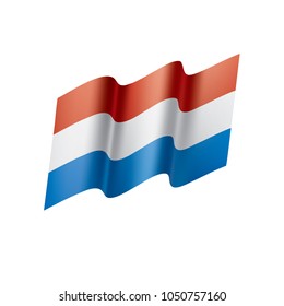 Netherlands flag, vector illustration