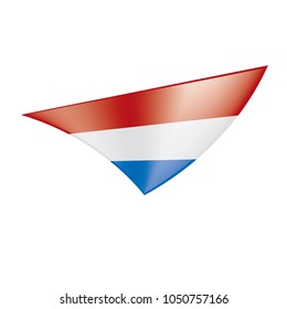 Netherlands flag, vector illustration