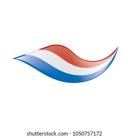 Netherlands flag, vector illustration