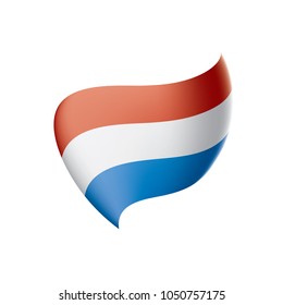 Netherlands flag, vector illustration