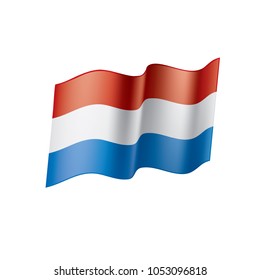 Netherlands flag, vector illustration