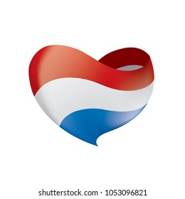 Netherlands flag, vector illustration