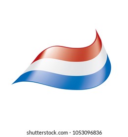 Netherlands flag, vector illustration