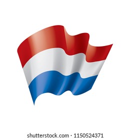 Netherlands flag, vector illustration