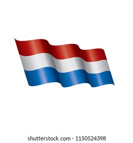 Netherlands flag, vector illustration