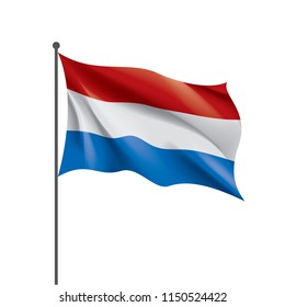 Netherlands flag, vector illustration