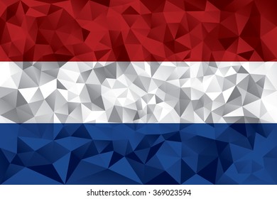 Netherlands flag vector illustration.