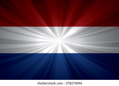 Netherlands flag vector illustration.