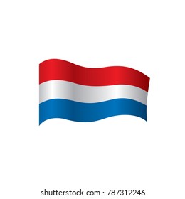 Netherlands flag, vector illustration
