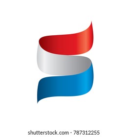 Netherlands flag, vector illustration