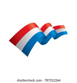 Netherlands flag, vector illustration