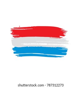 Netherlands flag, vector illustration