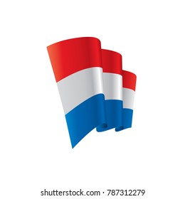 Netherlands flag, vector illustration