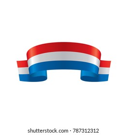 Netherlands flag, vector illustration
