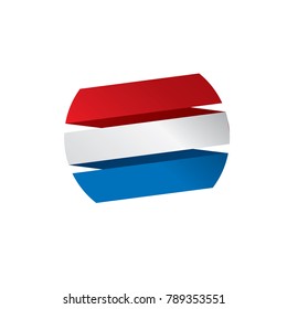 Netherlands flag, vector illustration