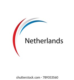 Netherlands flag, vector illustration