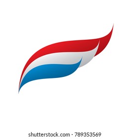 Netherlands flag, vector illustration