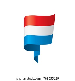 Netherlands flag, vector illustration