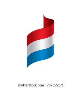 Netherlands flag, vector illustration