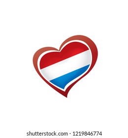 Netherlands flag, vector illustration on a white background