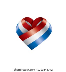 Netherlands flag, vector illustration on a white background