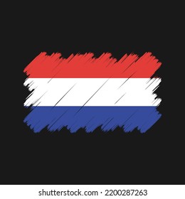 Netherlands Flag Vector. National Flag