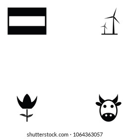 netherlands icon set
