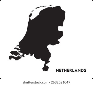 Netherlands icon vector design, Netherlands Logo design, Netherland's unique charm and natural wonders, it in your marketing materials, travel guides, or digital projects, Netherlands map logo vector