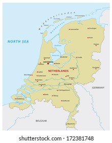 netherlands map