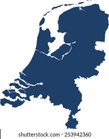 Netherlands map