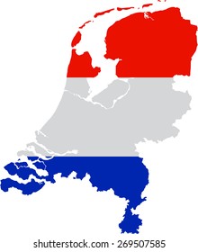 Netherlands map