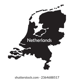 Netherlands map icon vector illustration symbol design