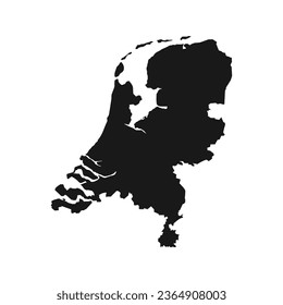 Netherlands map icon vector illustration design