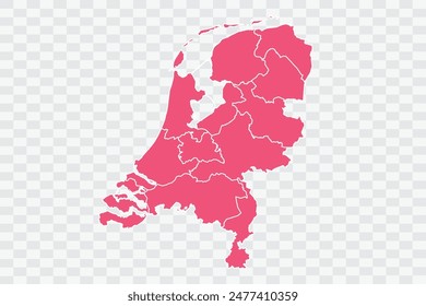 Netherlands Map punch Color Background quality files png