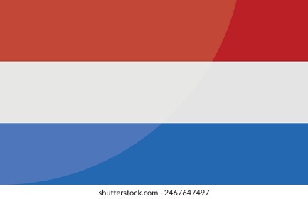 Netherlands National Flag for background, backdrop. Vector illustration