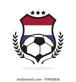 Netherlands national flag football crest