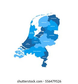 Netherlands Regions Map